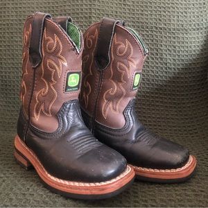John Deere Western Boots, Toddler Size 8.5
